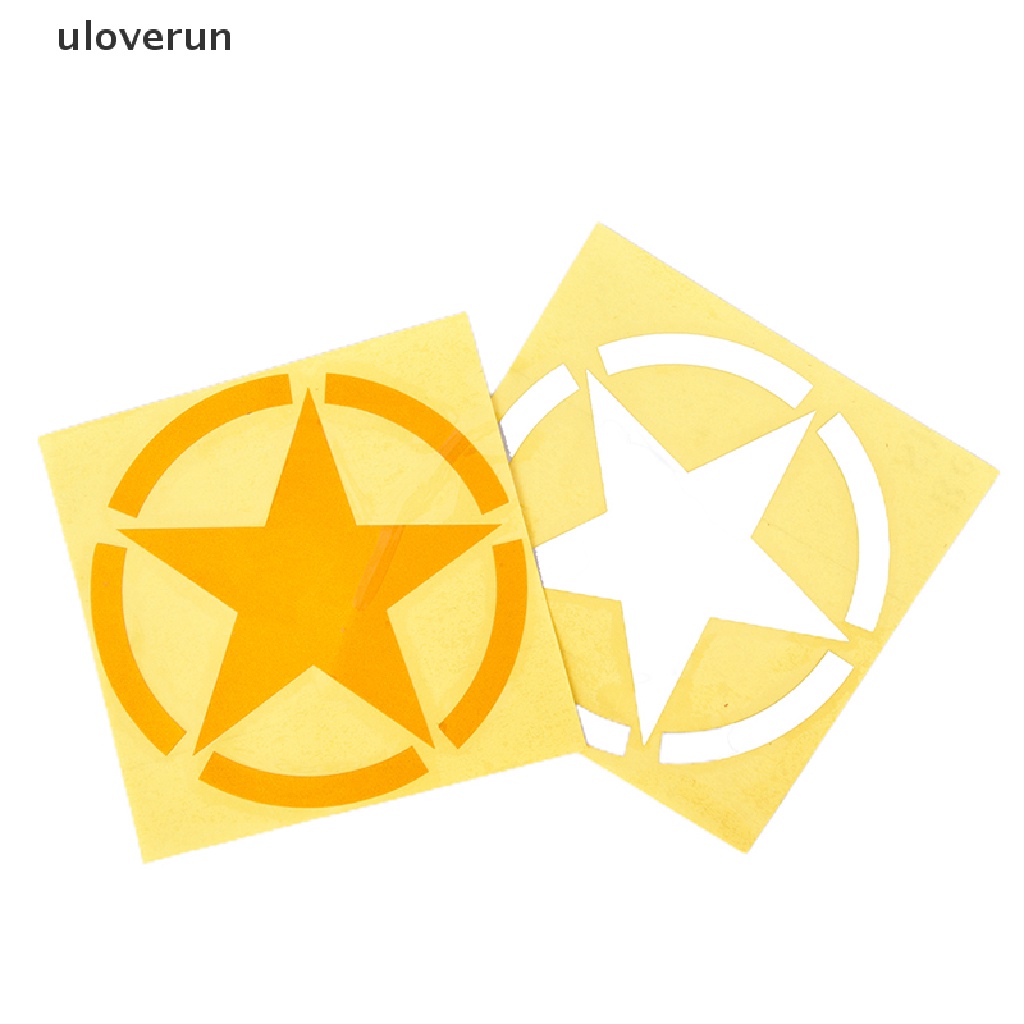 Đề Can Hình Ngôi Sao Năm Cánh Phản Quang Trang Trí Xe Hơi