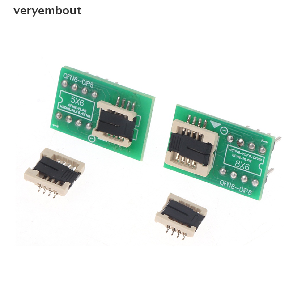 Chip Chuyển Đổi DFN8 WSON8 MLF8 MLP8 QFN8 Sang DIP8 6 * 5mm 6 * 8 IC Cho CH341A TL866ii Plus RT809H / F T48 T56 EZP2023