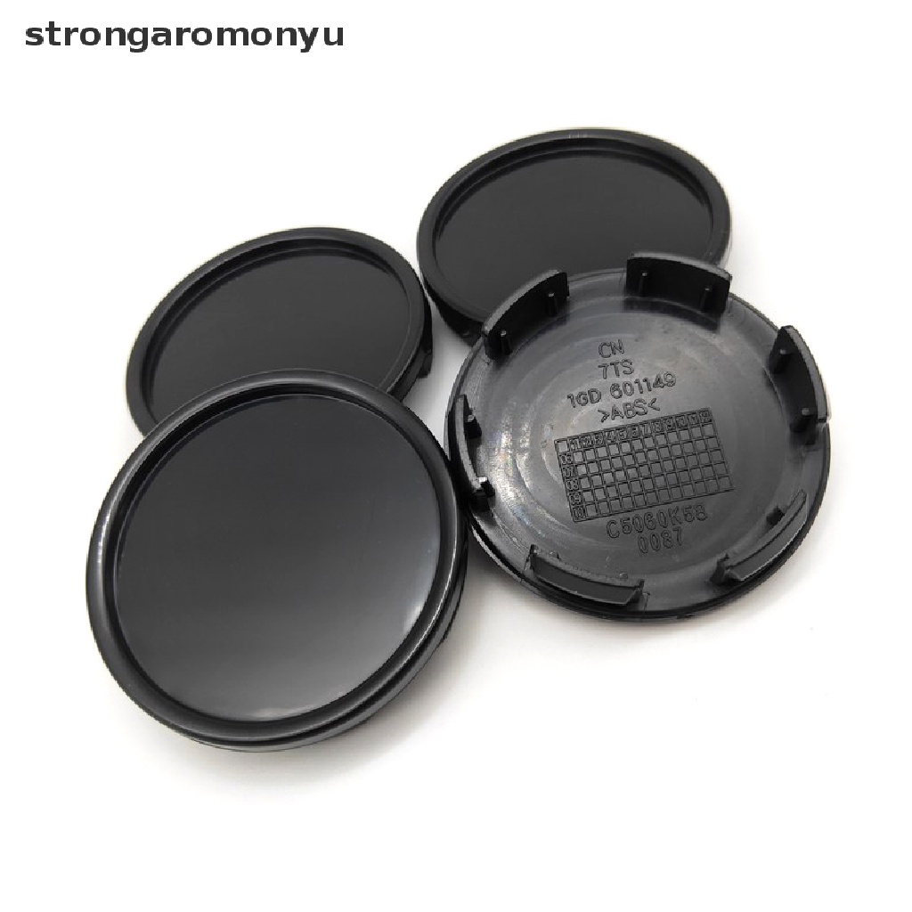 Bộ 4 Nắp Đậy Trục Bánh Xe Hơi 58MM Bằng ABS Chuyên Dụng