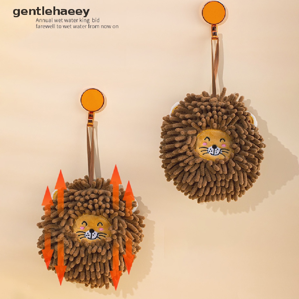 Gent Chenille Khăn Lau Tay Nhà Bếp Phòng Tắm Sợi Nhỏ Mềm Mại Thấm Hút Nước Nhanh Khô Có Vòng Treo