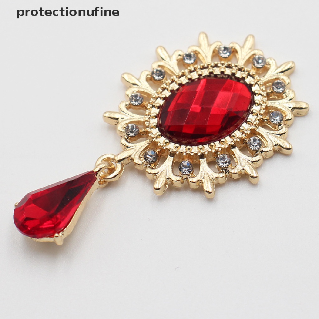 Nút Thắt Nơ / Đính Đá Hình Oval Bằng Ren Kích Thước 47 * 25mm Trang Trí Quần Áo diy