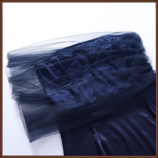 Đầm Ống Màu Trơn Không Tay Nhìn Xuyên Thấu Xẻ Tà Gợi Cảm Cho Nữ