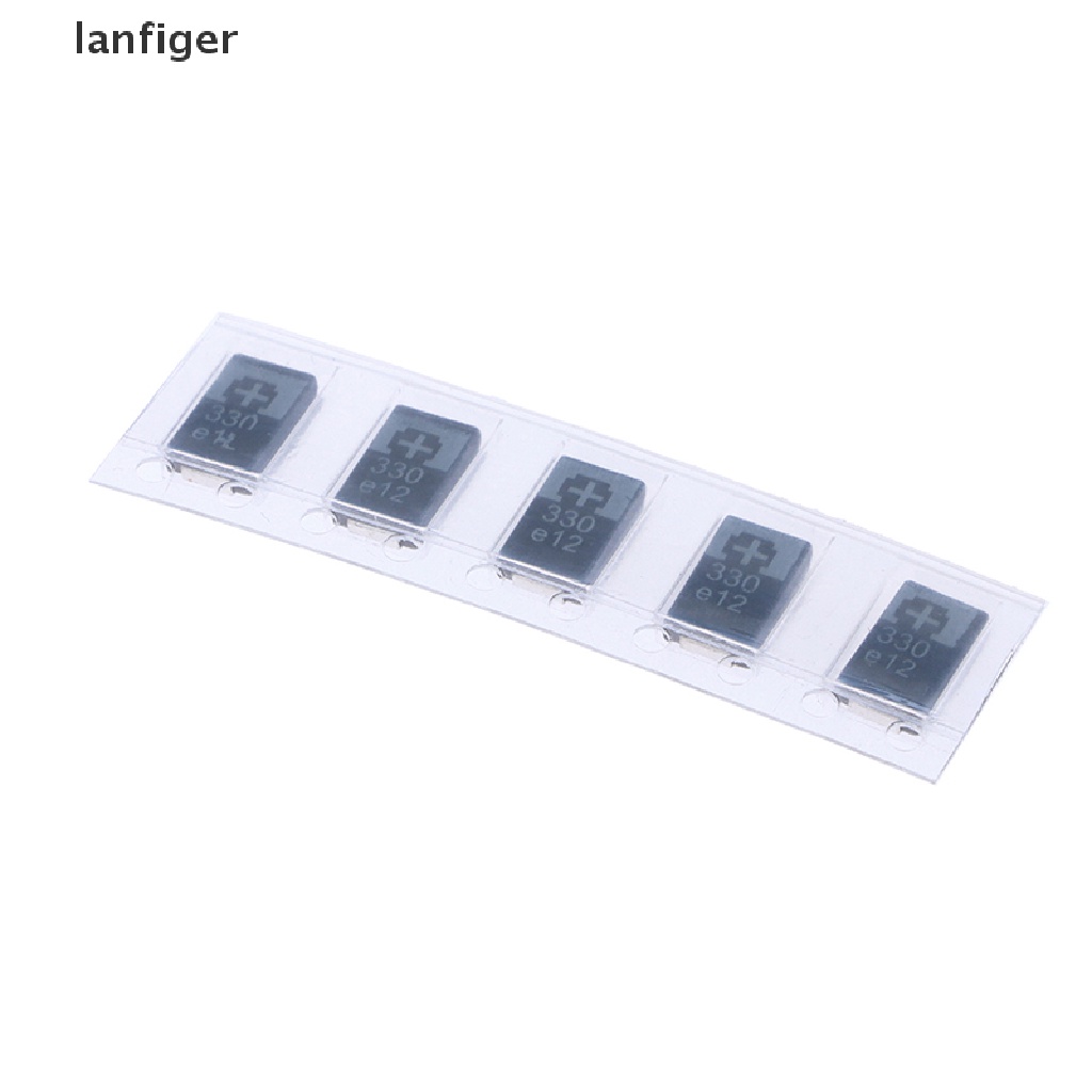 Set 5 Tụ Điện 2R5 Tpe330M9 330UF 2.5V 330 6.3V SMD Loại D Siêu Mỏng 7343 D7343 EN