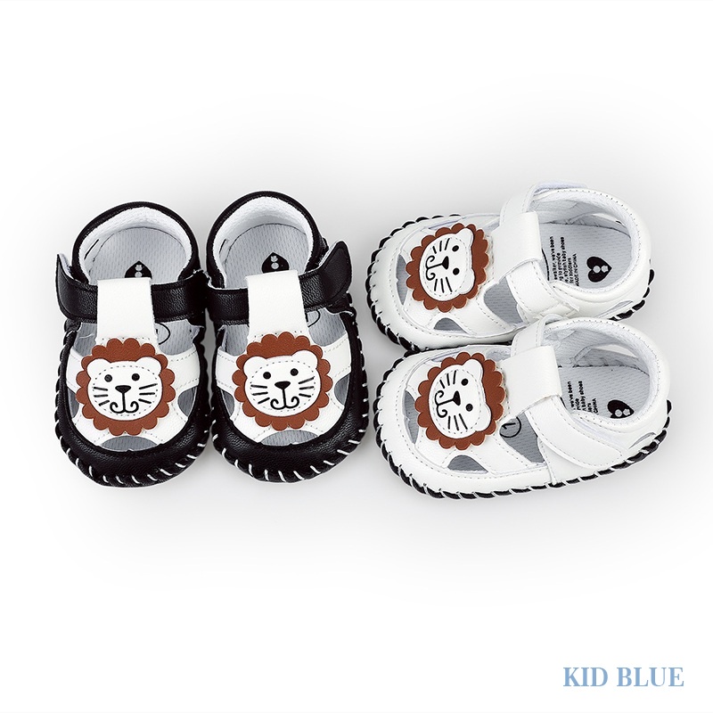 Giày Đế Mềm Chống Trượt Thoáng Khí Thoải Mái In Hình Thú Hoạt Hình Dễ Thương Thời Trang Xuân Hè Cho Bé
