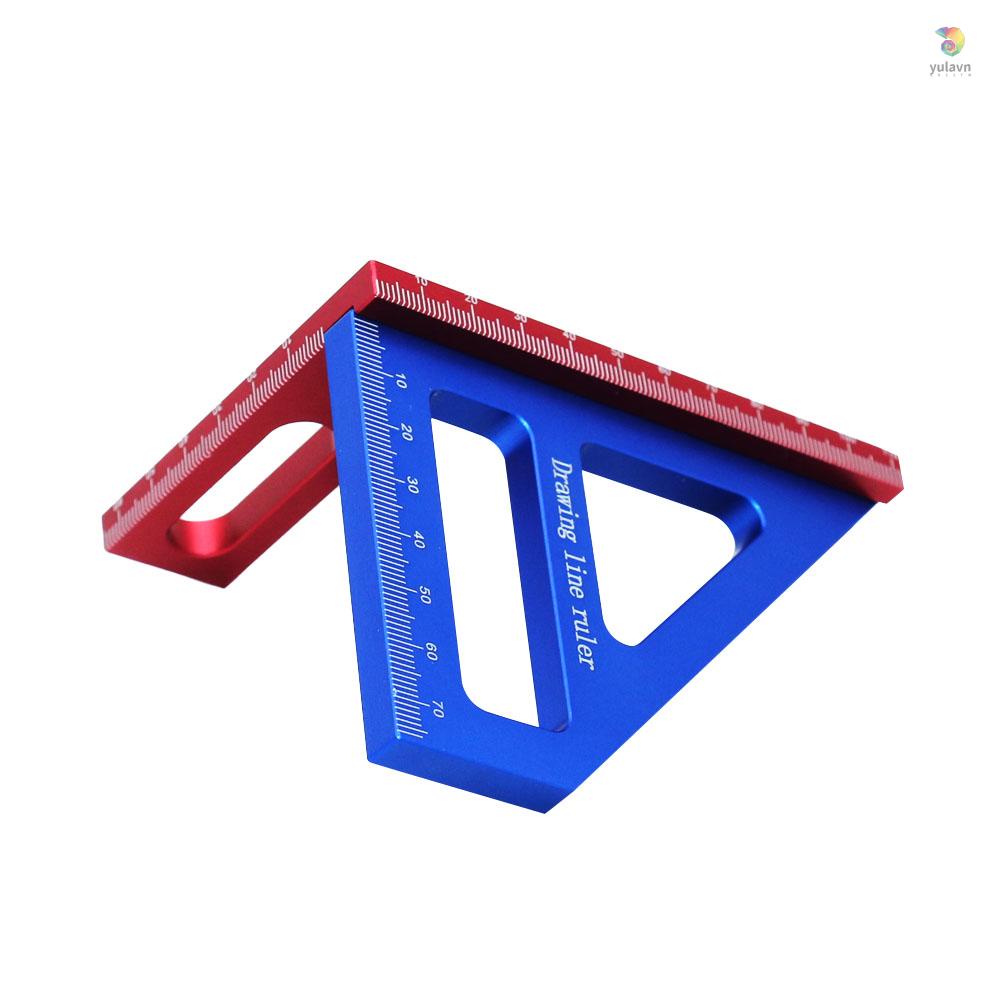 Thước Đo Gỗ 45 / 90 Độ Bằng Hợp Kim Nhôm Chất Lượng Cao