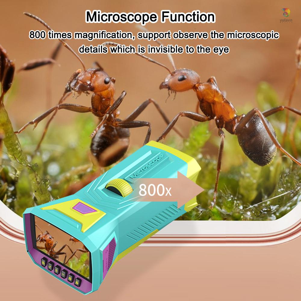 Kính Hiển Vi Kỹ Thuật Số 3.0Inch IPS Hỗ Trợ Màn Hình 800X Độ Phân Giải 10MP