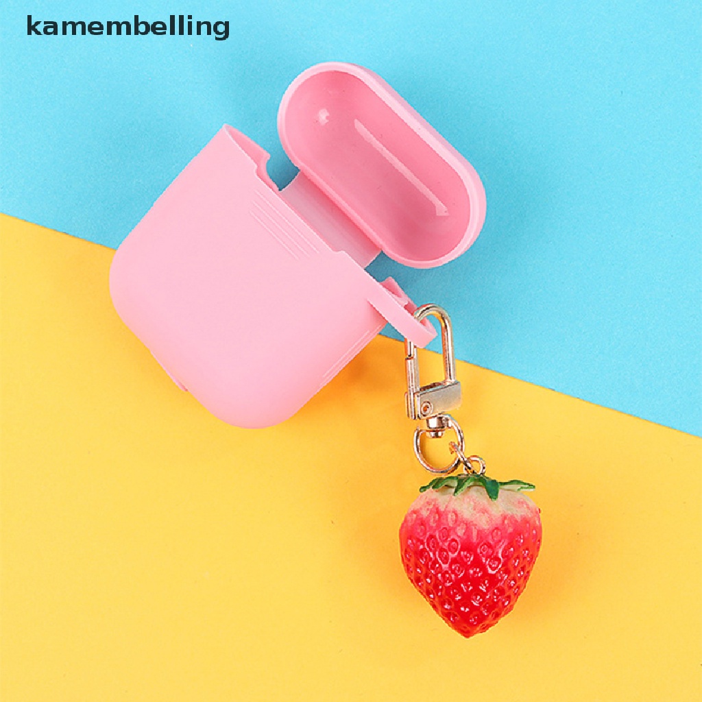 Kamembelling Móc Khóa Hình Trái Dâu Tây Dễ Thương Cho Nữ