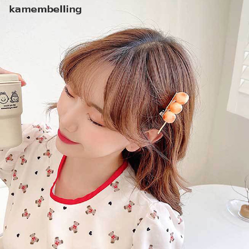 Kamembelling Kẹp Tóc Hình Thức Ăn Vui Nhộn Cho Bé