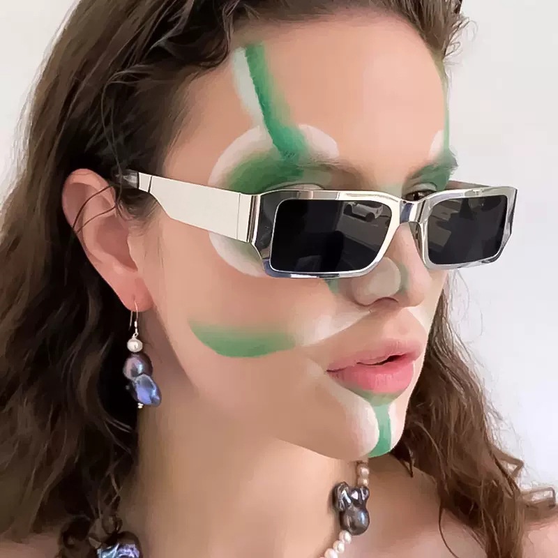 Kính Mát Thời Trang Nam Nữ Gọng Kim Loại Mới 2023 Màu Sắc