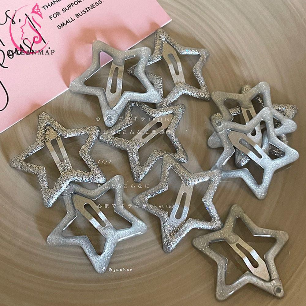 Kẹp Tóc Nhỏ Hình Ngôi Sao Ngọt Ngào Cho Nữ|Kẹp Tóc Hình Ngôi Sao Năm Cánh Lấp Lánh