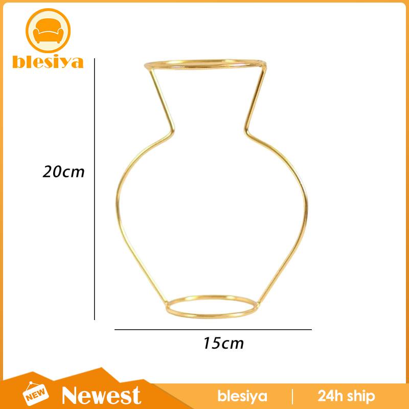 [Blesiya] Lọ Hoa Khung Kim Loại Hiện Đại Có Giá Đỡ Kim Loại Trang Trí Nhà Hàng / Văn Phòng / Tiệc Sinh Nhật