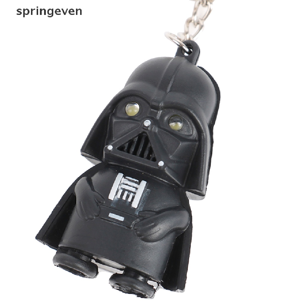 Móc Khóa Hình Darth Vader Màu Đen Có Đèn LED Độc Đáo