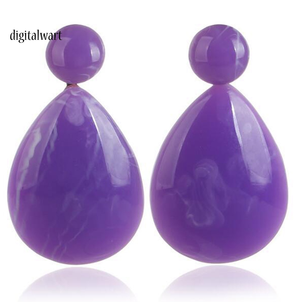 Kỹ Thuật Số| Bông Tai HợP Kim HìNh GiọT NướC ĐíNh Đá ThờI Trang