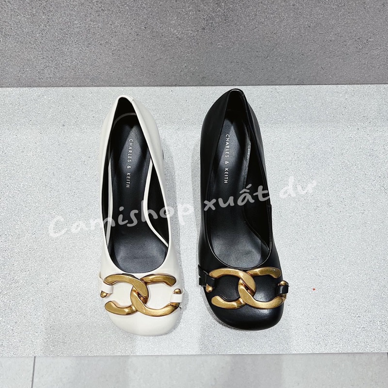 Giày cao gót Charles & keith xuất dư cao 7p lùi 1 size GD0011