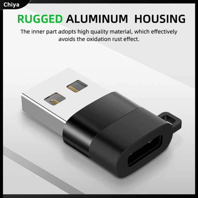 Đầu Chuyển Đổi Cổng Type-c Sang Usb 56k Có Dây Xích Tiện Dụng