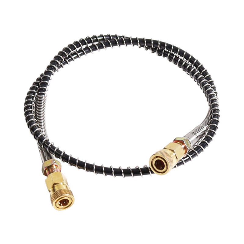 2 Ống Bơm Khí Nén Dài 100cm Bằng Nylon Màu Đen