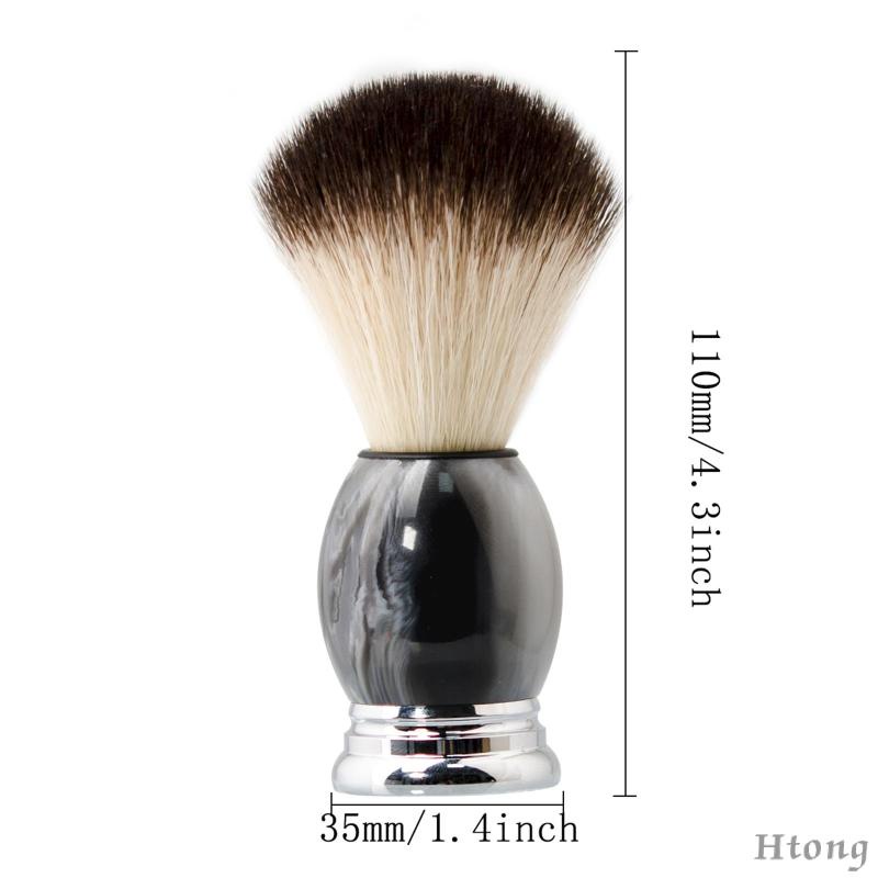 Bàn Chải Cạo Râu Bằng Hợp Kim Nhôm Tay Cầm Nhựa Resin Cho Nam