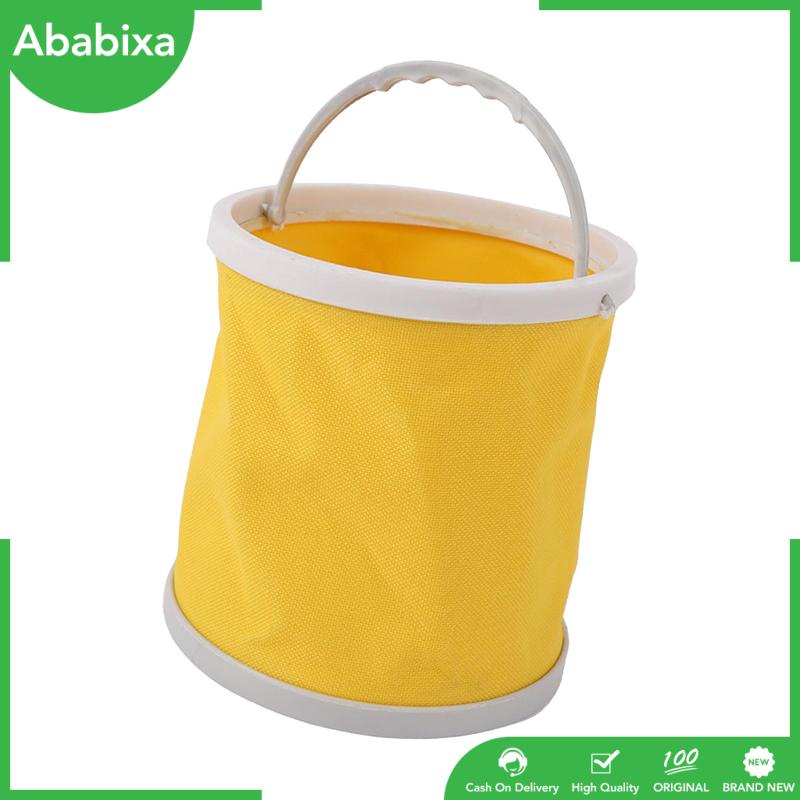 [Ababixa] Xô Canvas Đựng Nước Vẽ Tranh Gấp Gọn Tiết Kiệm Không Gian Dùng Khi Đi Du Lịch Ngoài Trời