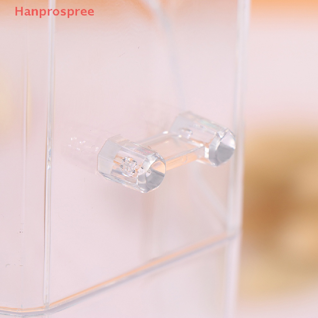 Hộp Đựng Cọ Trang Điểm Bằng Acrylic Trong Suốt Chống Bụi Tiện Dụng
