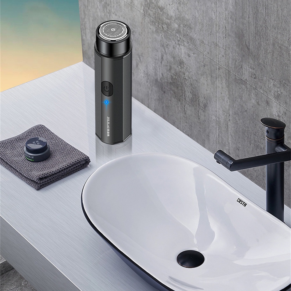 Dao Cạo Râu / Lông Mũi / Râu Mini Sạc Usb Mang Đi Tiện Dụng Cho Nam