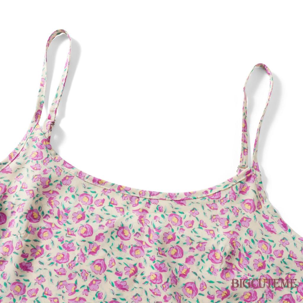 Đầm Hai Dây Dáng Dài Họa Tiết Hoa Thời Trang Mùa Hè Cho Nữ