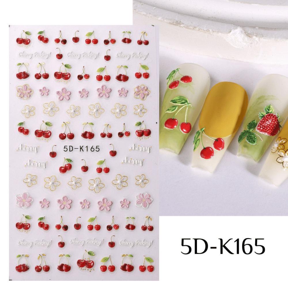 Sticker Dán Móng Tay Tự Dính Hình Trái Cây Thời Trang Mùa Hè