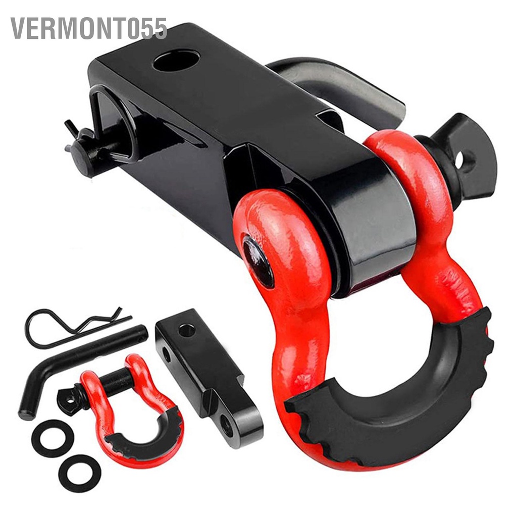 Vermont055 Bộ thu móc khóa bằng thép chắc chắn Cách âm PU cường độ cao Vòng còng vòng D cho Off Road Succor