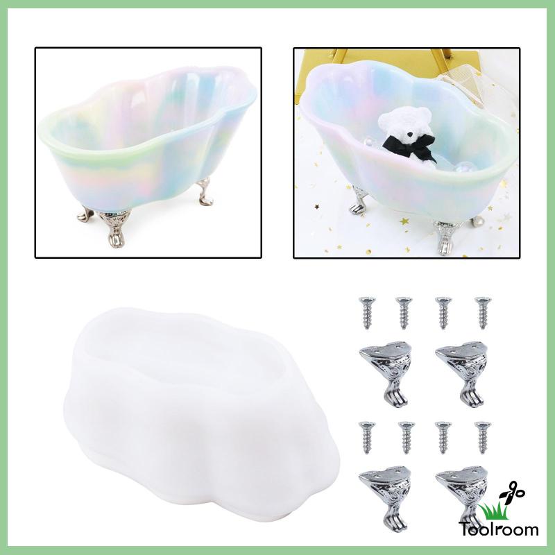 Khuôn Silicone Làm Khay Đựng Xà Phòng / Trang Sức Tiện Dụng Cho Nhà Bếp