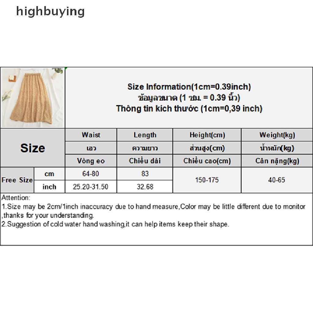 Chân Váy Voan Dài Họa Tiết Hoa Phong Cách Hàn Quốc Thanh Lịch Dành Cho Nữ