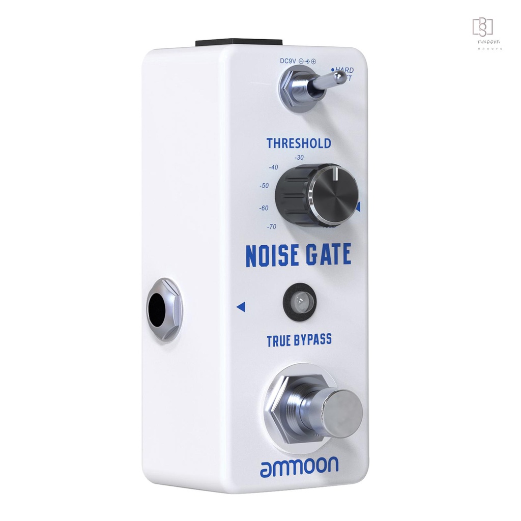 Hot!♫ Pedal Tạo Hiệu Ứng Tiếng Ồn 2 Chế Độ (Cứng / Mềm) Vỏ Kim Loại Cho Guitar Điện Bass