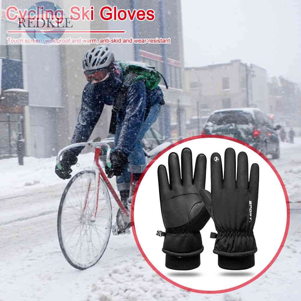 Găng Tay Trượt Tuyết Lái Xe Cảm Ứng Chống Thấm Nước