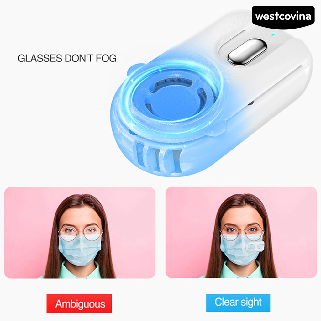 W🅢Quạt 300mAh Có Kẹp Rảnh Tay Không Cánh Giảm Tiếng Ồn Sạc Lại Được Tiện Dụng