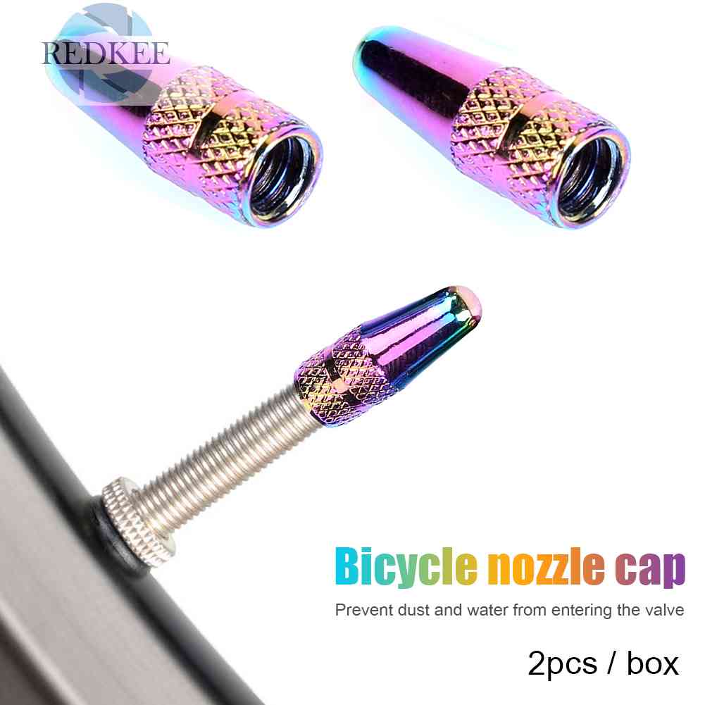 1 Cặp Vỏ Van Xe Đạp Bằng Hợp Kim Nhôm Chống Bụi