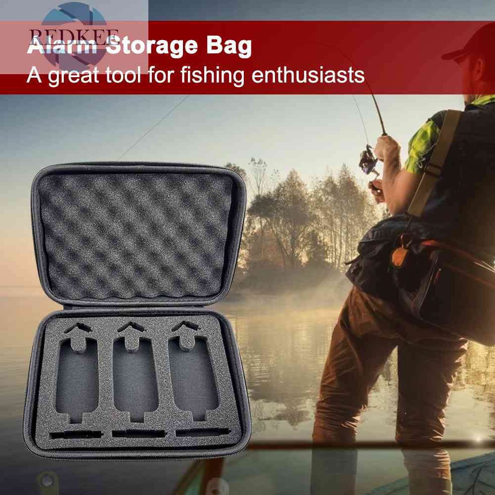 Hộp Đựng Báo Cá Cắn Câu Có Khóa Kéo 9.8x6.9x2.2in