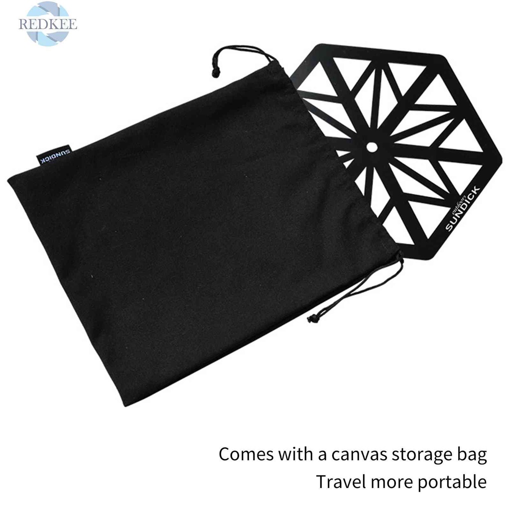 Khay Tròn Đựng Dù / Đèn Để Bàn Tiện Dụng Cho Hoạt Động Ngoài Trời