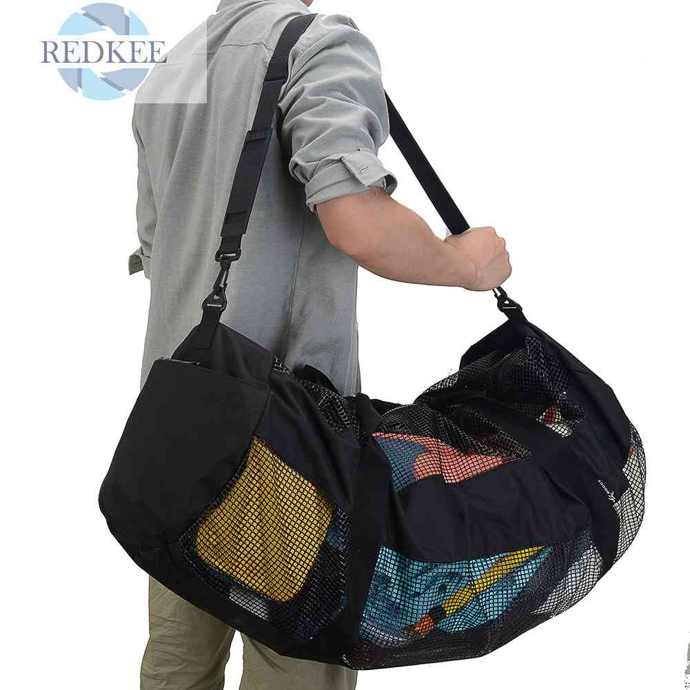 Túi Lưới Đeo Vai Sức Chứa Lớn Đa Năng Tiện Dụng Cho Đi Bơi / Đi