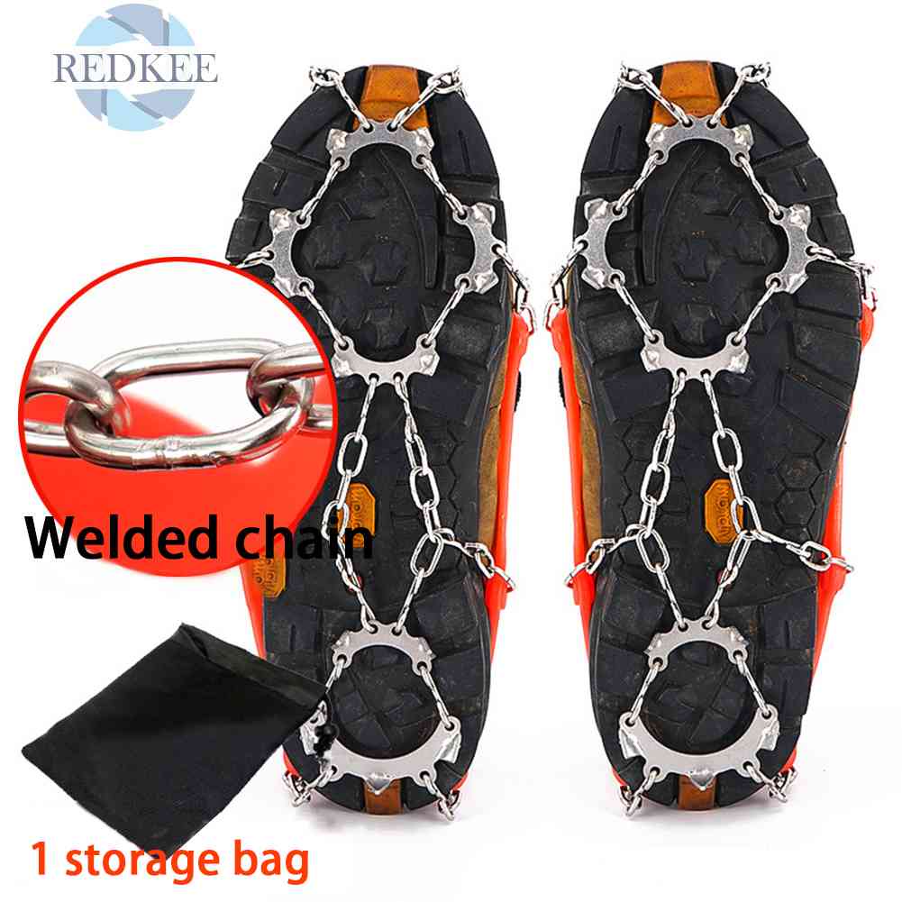 Cặp Đế Lót Giày 13 Răng Chuyên Dụng Cho Leo Núi Mùa Đông