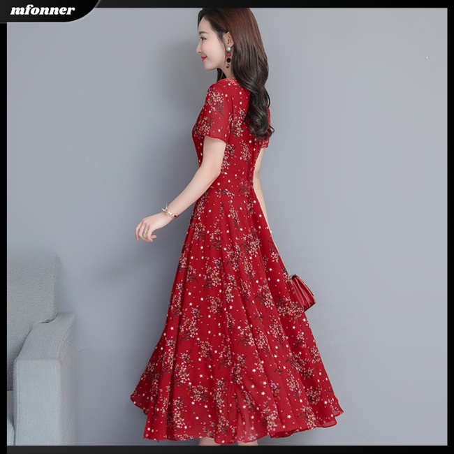 Đầm Dáng Dài Họa Tiết Hoa Thiết Kế Mỏng Thời Trang Mùa Hè Dành Cho Nữ