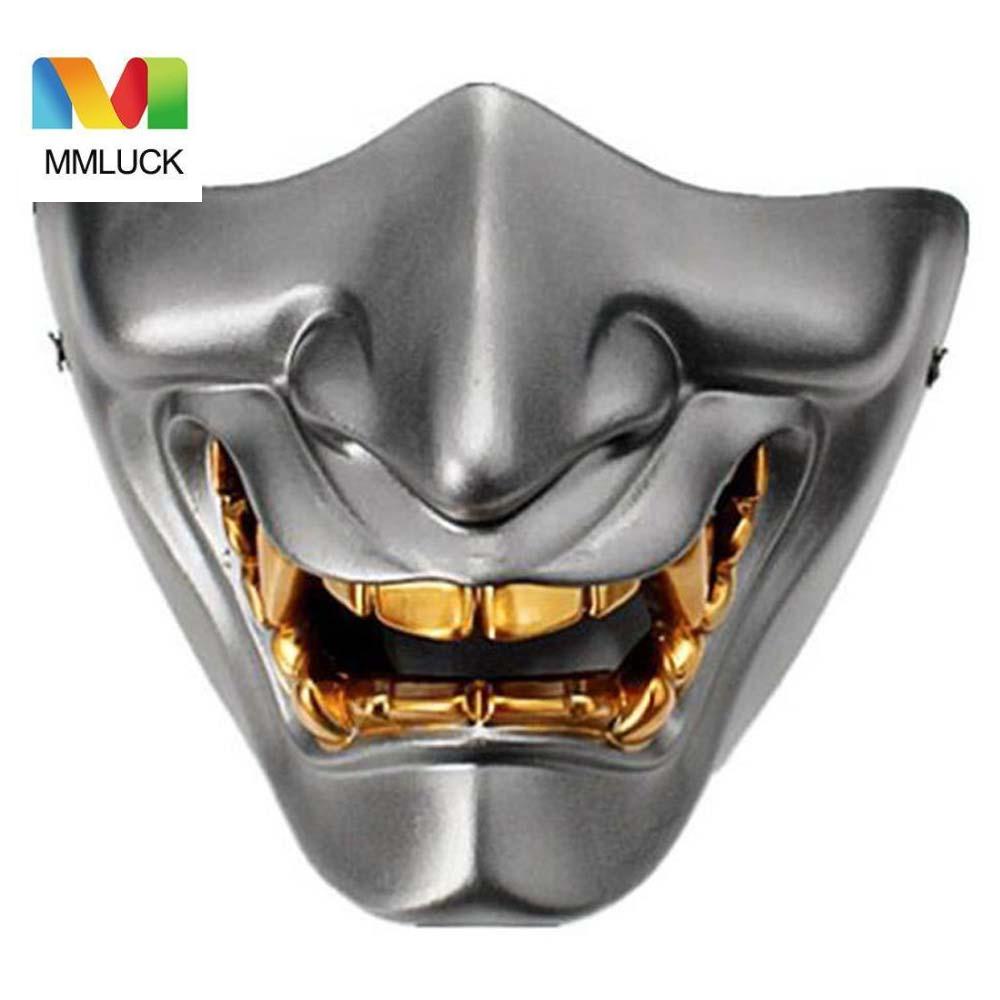Mặt Nạ Hóa Trang Samurai Kinh Dị Bằng Nhựa Resin