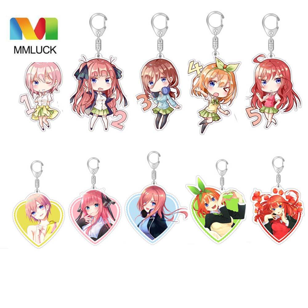 Mmluck Nakano Miku Móc Chìa Khóa Trang Trí Nội Thất Xe Hơi Dễ Thương