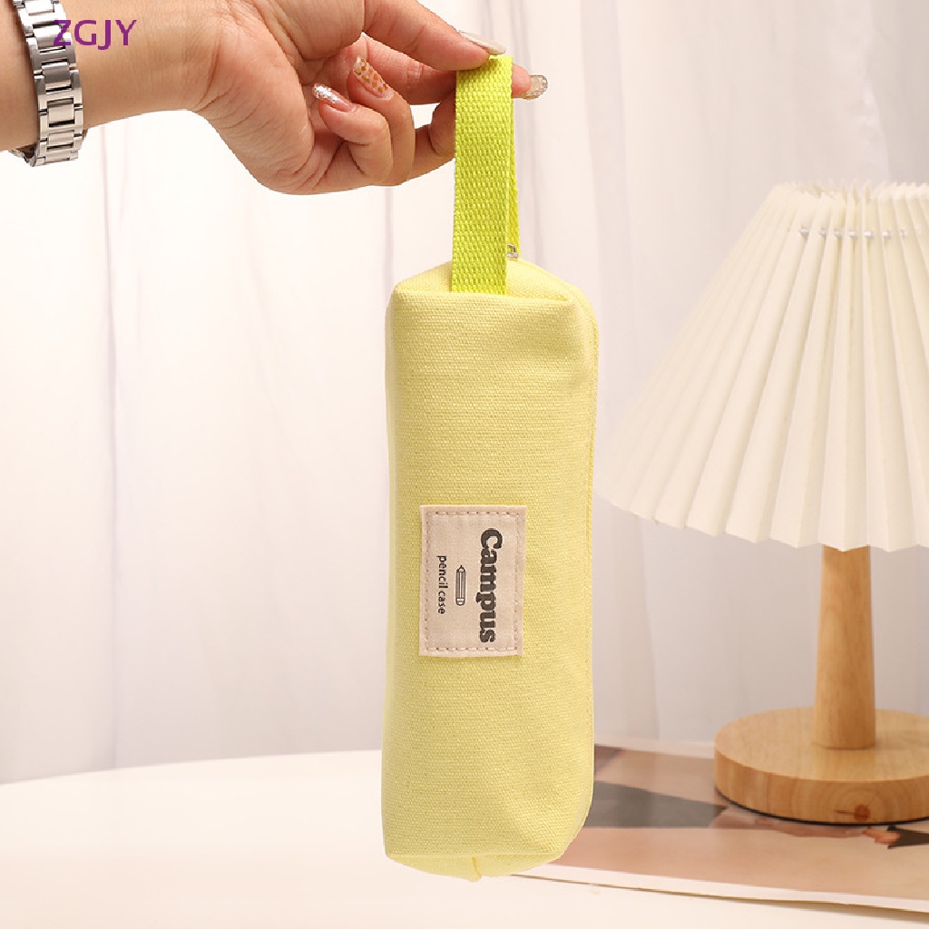 Túi Đựng Bút / Cọ Trang Điểm ZGJY Kawaii Sức Chứa Lớn Có Khóa Kéo Mới