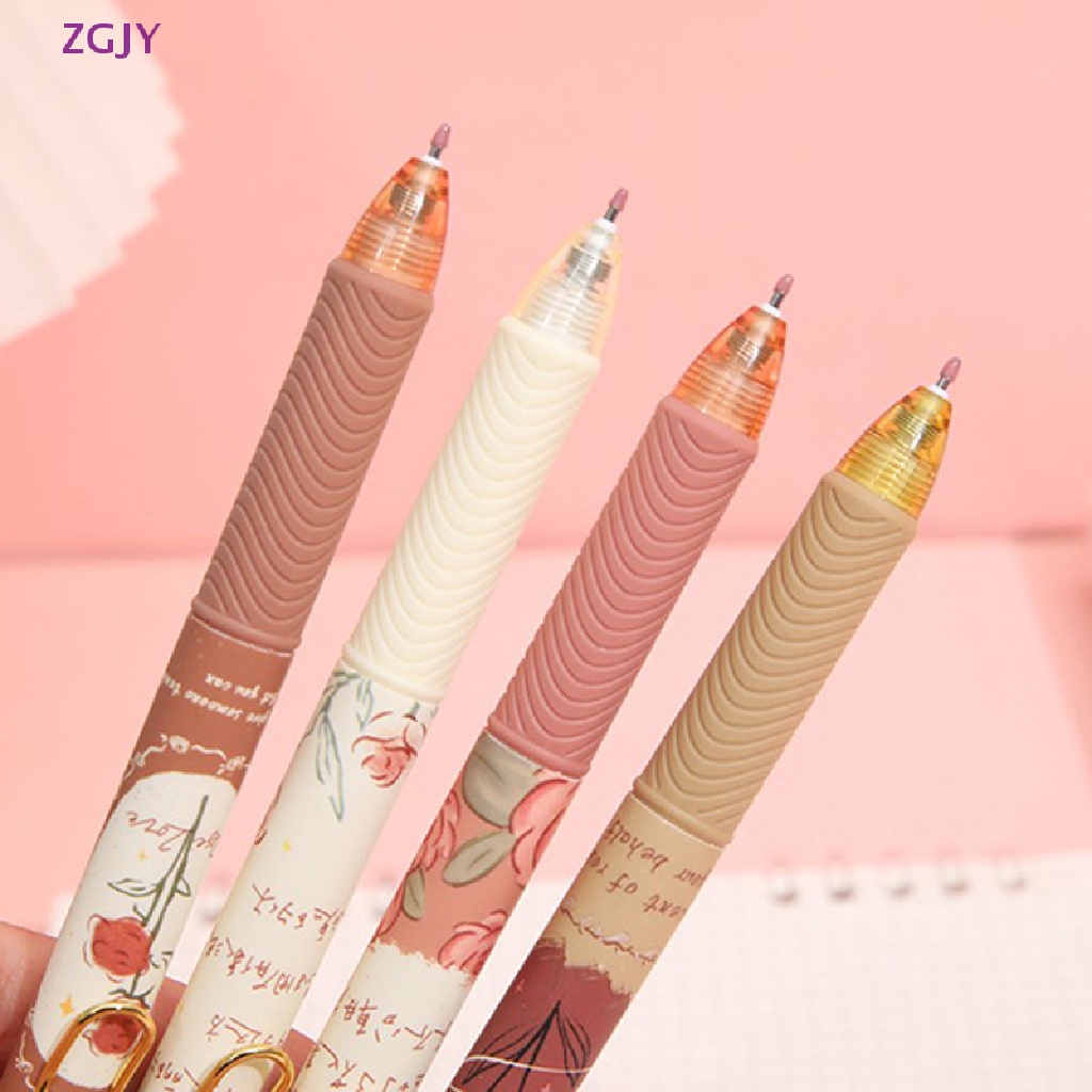 Bút Bi Mực Đen Ngòi 0.5mm Hình Hoa Hồng Và Hoa Hồng Mới