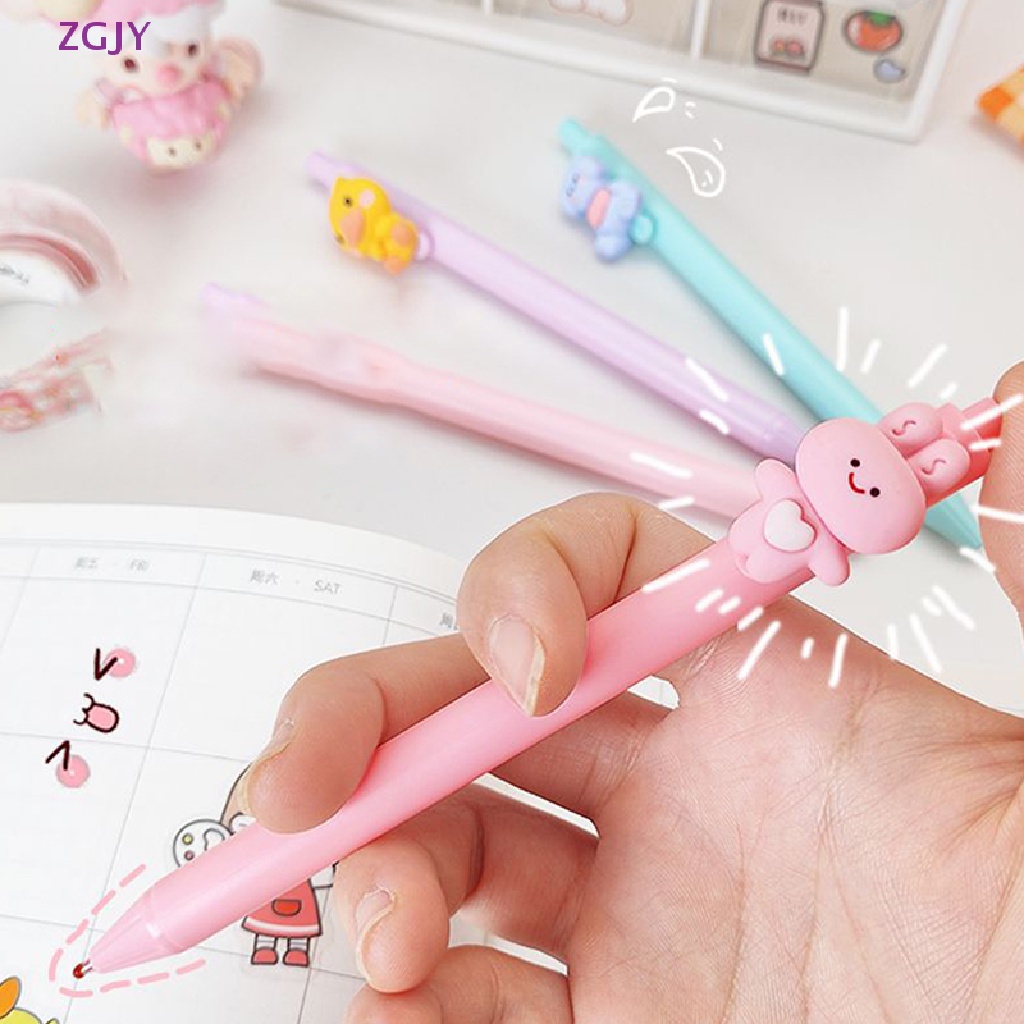 Bút Bi Mực Đen Ngòi 0.5mm Hình Búp Bê Hoạt Hình Dễ Thương Mới