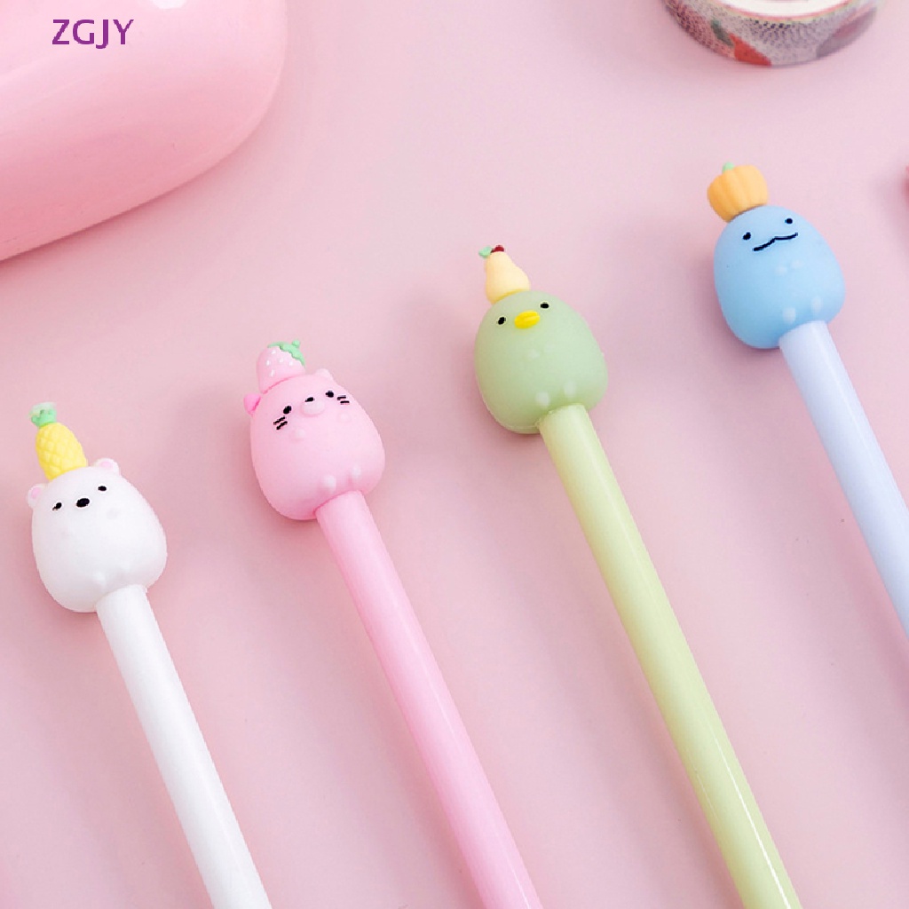 Bút Mực Gel Họa Tiết Trái Cây Hoạt Hình ZGJY Dễ Thương Cho Trường Học / Văn Phòng Mới