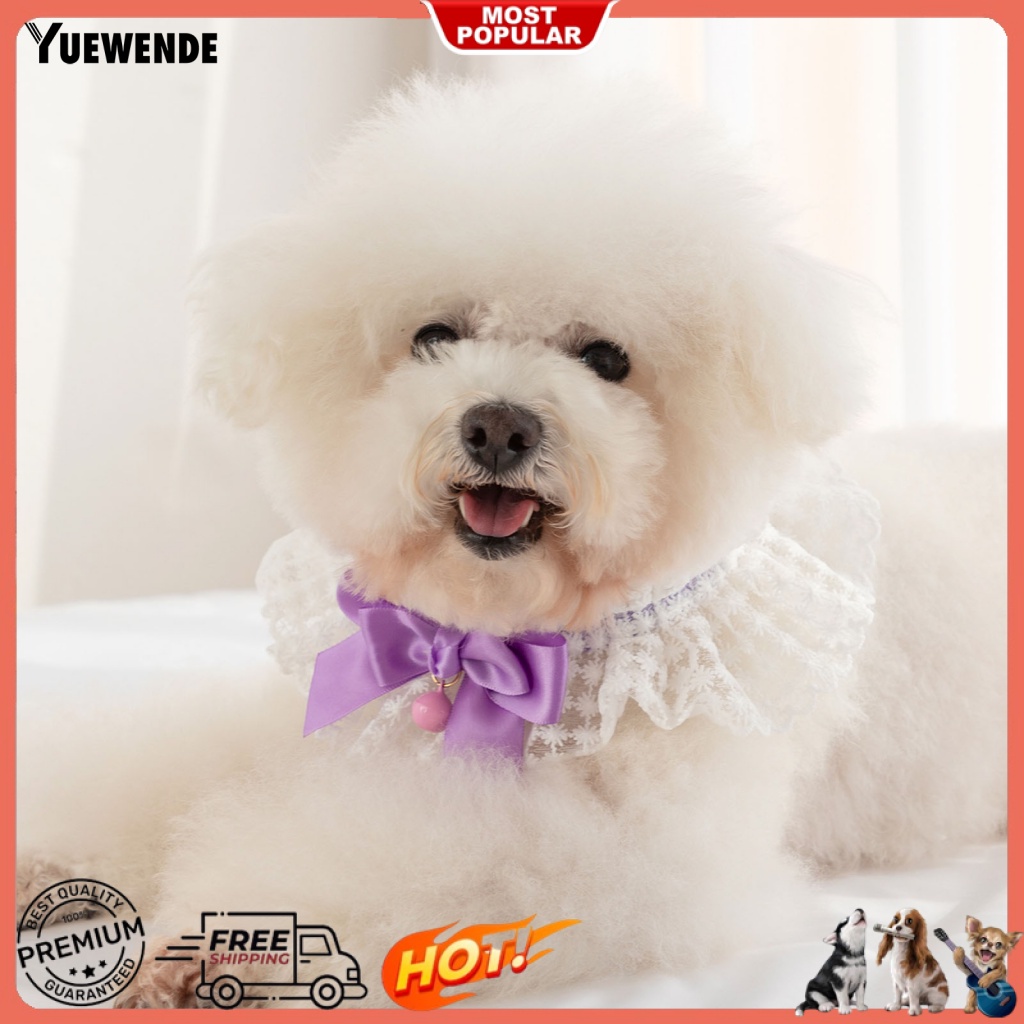 Yếm Ren Đeo Cổ Dắt Thú Cưng Đi Dạo Không Mùi YE.B