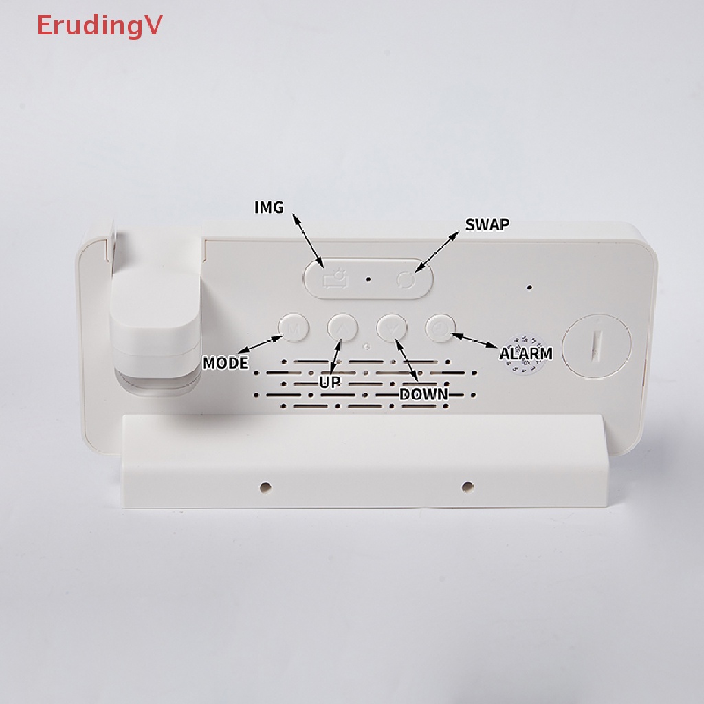 [ErudingV] Đồng Hồ Báo Thức Điện Tử Chiếu Đèn LED Kỹ Thuật Số Mới 2023 Với Pr
