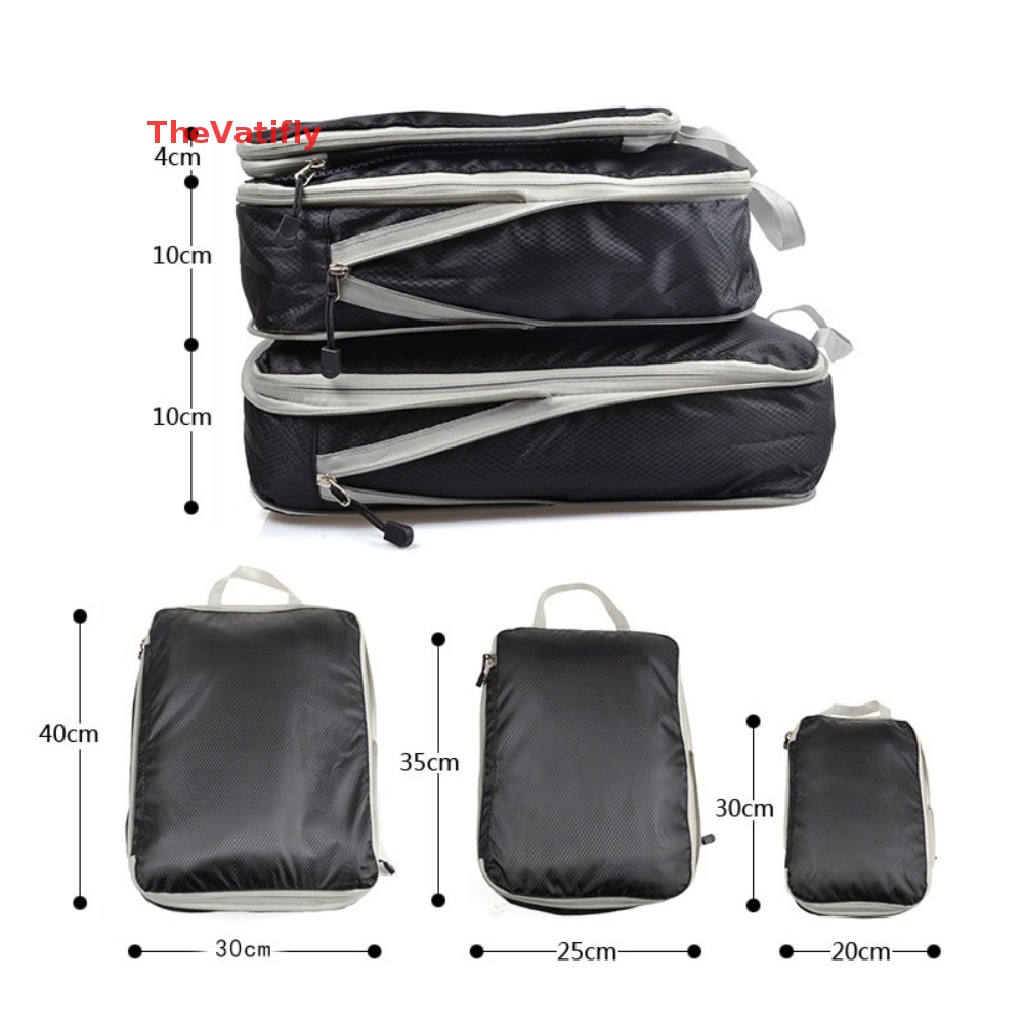 [Thevalifly] Túi Đựng Đồ Du Lịch Dạng Nén Chống Thấm Nước Có Thể Gập Lại