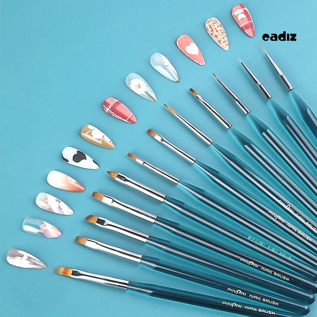 Cọ Vẽ Trang Trí Móng Tay Nghệ Thuật Bằng Sợi Nylon Không Dính Mềm Mại