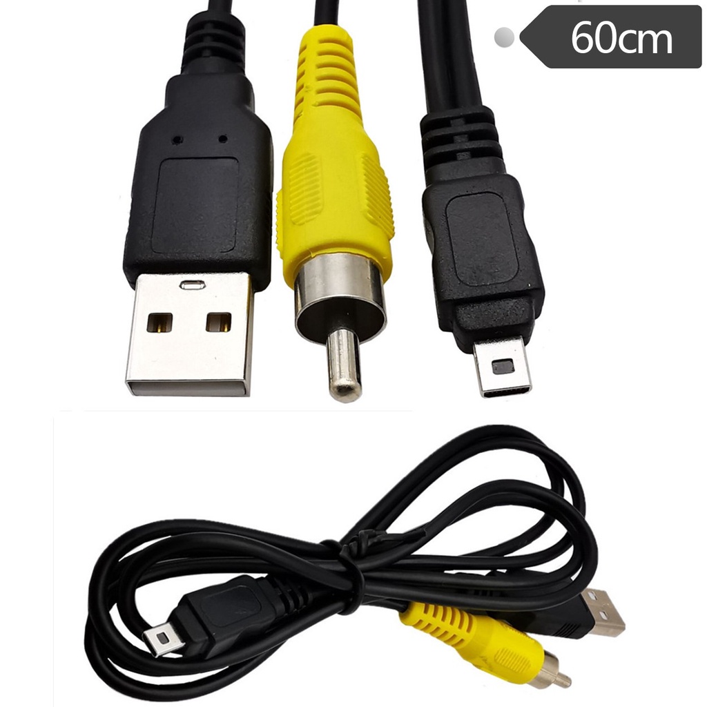 Cáp ChuyểN ĐổI Dữ LiệU USB AV 8P Sang 8P + RCA