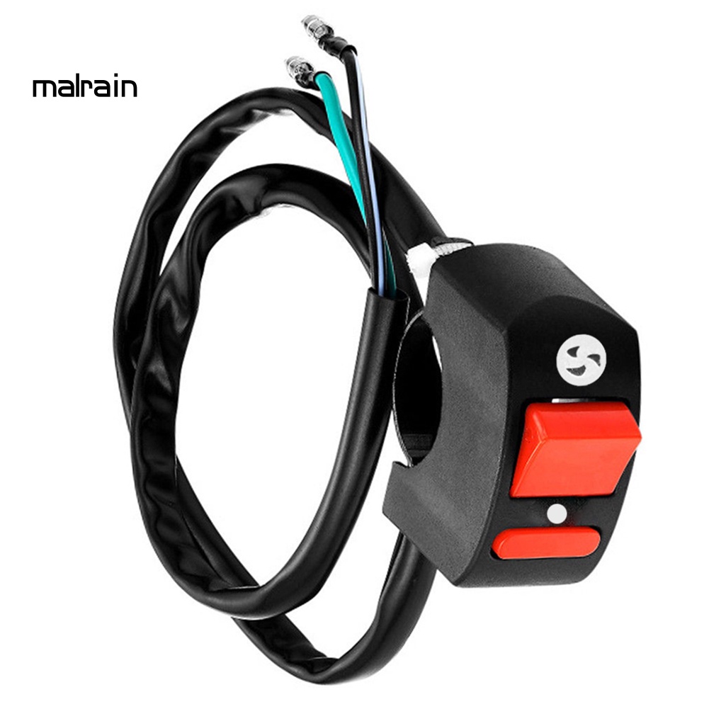 Công Tắc Đèn LED Sương Mù Gắn Tay Lái Xe Máy Hình Đôi Mắt Thiên Thần